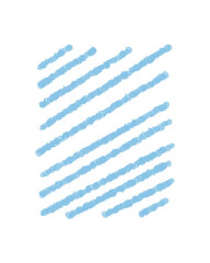 Pastel rectangle frame with crayon scribble and textured stroke sketch. Hand drawn highlight adds a card background for text, blue color provides an artistic note, perfect for template, poster, or