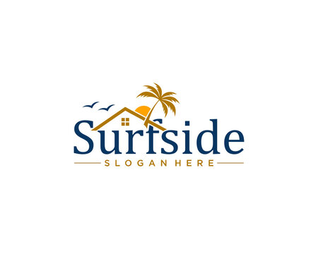 Surfboard shop logo