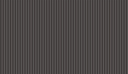 Dark Gray Vertical Corrugated Lines Seamless Pattern Background Texture