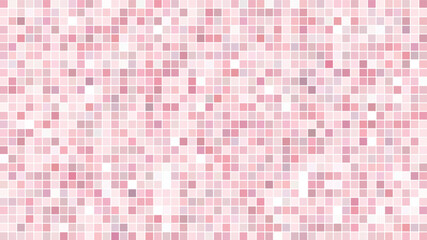 Delicate soft pink and mauve square tile mosaic grid abstract background