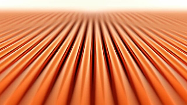 Orange metal pipe tube industrial pattern abstract shiny repetition background with copper rod metal industry stack cylinder orange shiny pattern