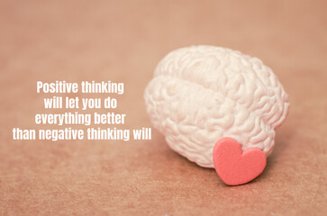 Optimism Over Pessimism: An inspirational message stating that 