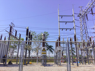 Gas insulated power tranformer, High voltage electricity power sunstation for industrial production