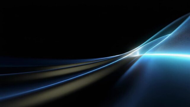 Stunning abstract blue light wave background for digital art and design projects