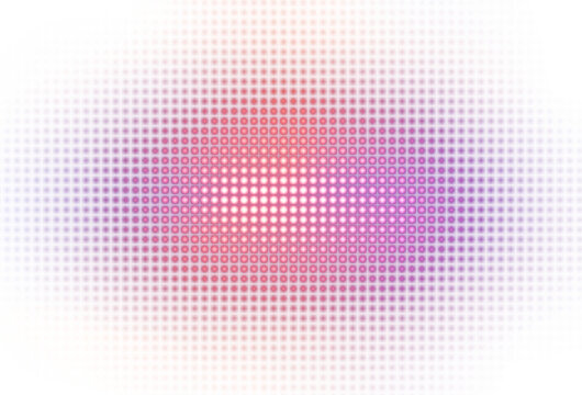 Abstract halftone gradient shape transparent background 