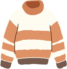 Cozy Warm Striped Turtleneck Sweater Perfect for Autumn and Winter Casual Fashion with Comfortable Fit