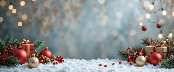 Festive Holiday Decor for Christmas and New Year Celebrations