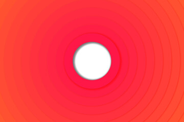 Red and orange concentric circles with white center gradient