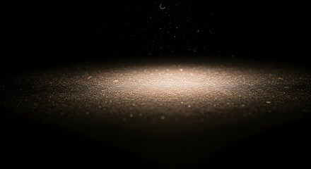 A celestial dust cloud swirling in the vastness of space, illuminated by distant starlight, creating a cosmic spectacle