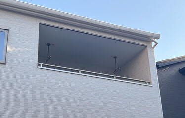 戸建て住宅のインナーバルコニー