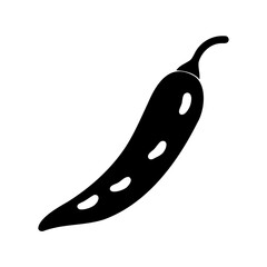 vector illustration of hot chili peppers