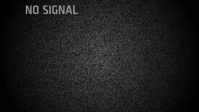 Retro television screen displaying static and no signal interference a vintage broadcast disruption
