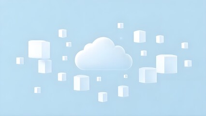 cloud computing concept illustration