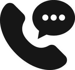 Glyph Support And Customer Service Icon