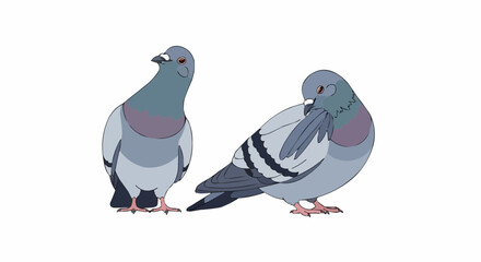 two birds on a branch