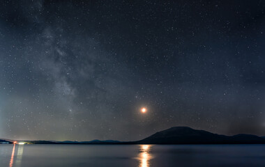 Milky Way Over Mt. Scott, Lawton Nightscape