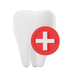 Obraz premium Dental Care 3D, Medical Checkup 3D Icon, Medical 3D Illustration