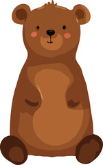 Naklejka premium teddy bear vector art