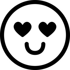 絵文字　顔文字　顔　目　ハート　好き　LOVE　アイコン　飾り　イラスト　デザイン　素材