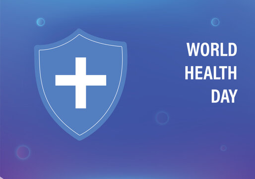 World health day concept vector illustration