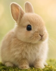 Fototapeta premium Baby Bunny Cute Animal Photography Collection