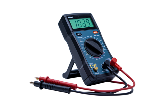 Multimeter isolated on transparent background