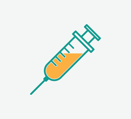 Syringe Icon – Medical Injection Symbol