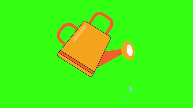 Watering can animation 