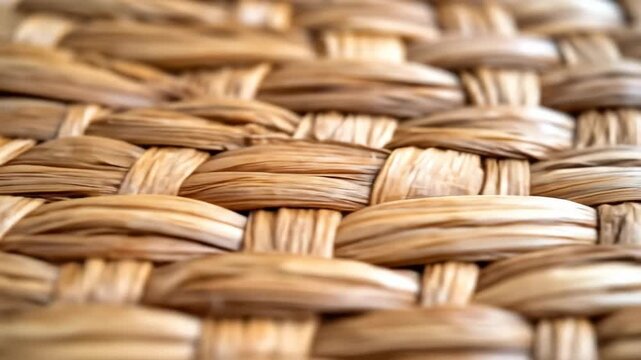 Woven basket texture close up detail natural material craftsmanship background design element