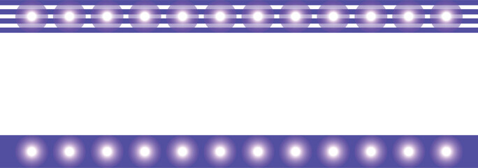 Violet LED light ribbons vector on a transparent background.