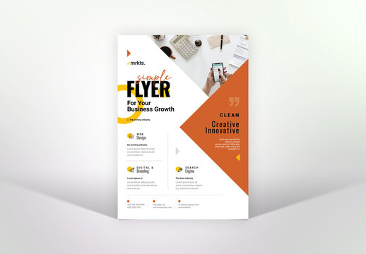 Flyer Mockup Layout