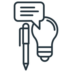 Concept Outline Icon