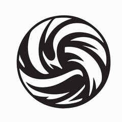 Creative Water Polo Ball Logo Vector on white background
