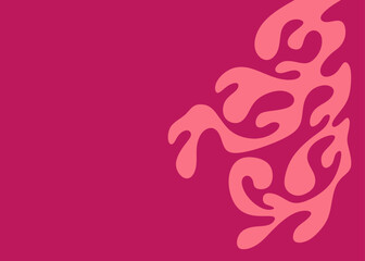 Abstract background with cute wavy line pattern and with some copy space area