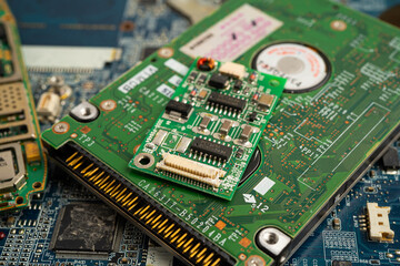 Repairing and upgrade circuit mainboard of notebook, electronic, computer hardware and technology.