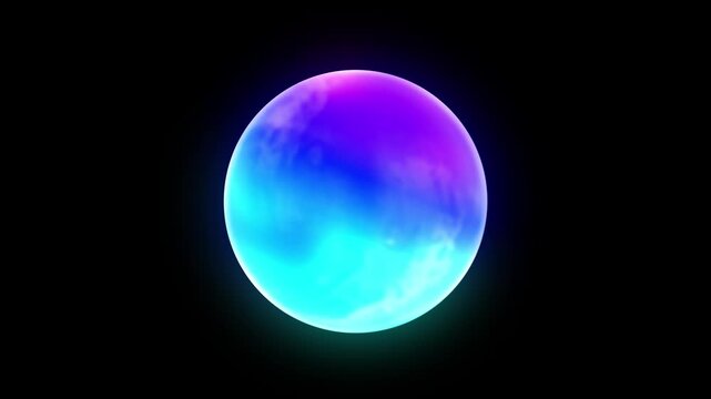 AI chat circle box pastel-colored AI intro voice assistant, glowing sphere on a soft gradient background science, engineering, artificial intelligence . Animated wave orb. Virtual assistant concept