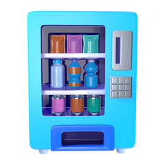 Vending Machine 3D Illustration Icon