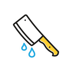 Multi color icon for thriller