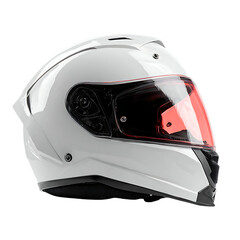 motorcycle helmet isolated on white