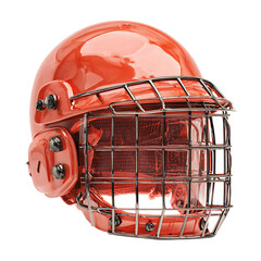 Helmet with cage