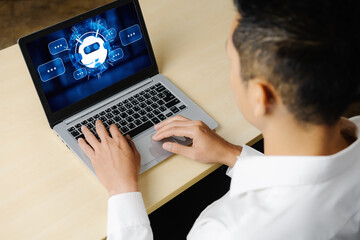 Chatbot software application for modish online business that automatically reply to customer questions