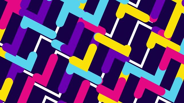 4K Animated Colorful Wavy Splines Background | Vibrant Wavy Spline Motion Footage | Colorful Fluid Lines Abstract Animation | Dynamic 4K Wavy Spline Flow Backdrop | Bright Multicolor Curved Splines