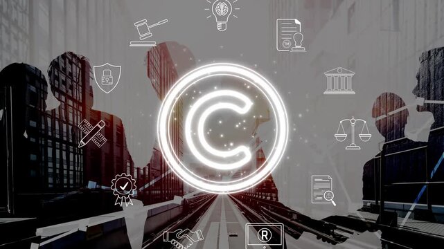 Copyright protection highlights copyright, intellectual property, and legal ownership through law, verification, and secure digital rights Marrow