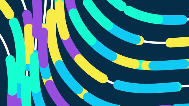 4K Animated Colorful Wavy Splines Background | Vibrant Wavy Spline Motion Footage | Colorful Fluid Lines Abstract Animation | Dynamic 4K Wavy Spline Flow Backdrop | Bright Multicolor Curved Splines