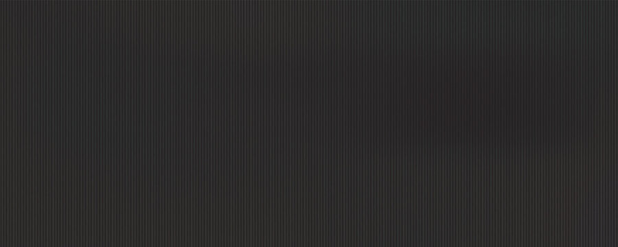 Panorama of Black Corrugated metal background and texture surface or galvanize steel