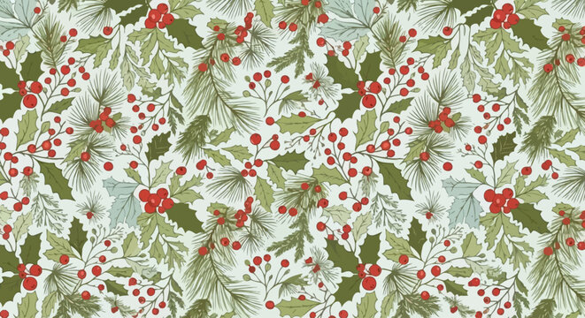 Elegant Floral Pattern – Seamless Flower Design for Textile and Backgrounds