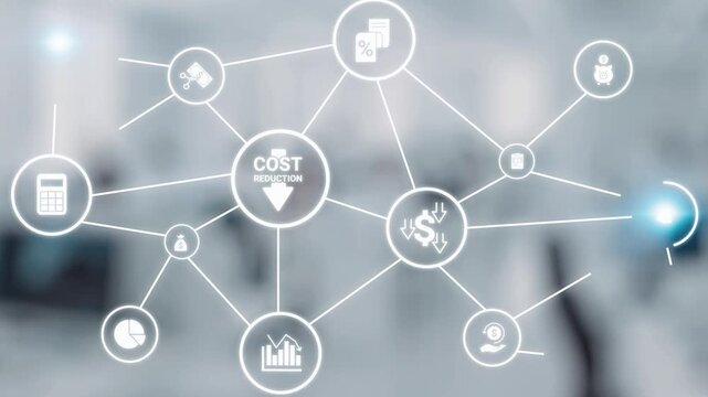 Cost reduction and cost saving through digital transformation, business cost optimization, operational cost reduction, financial savings, and resource efficiency strategies for business success. Spire