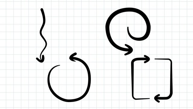 Infographic Hand Drawn Arrows