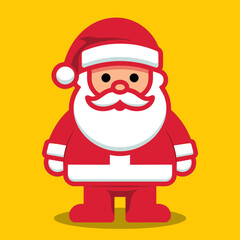 Merry christmas with santa claus, santa character