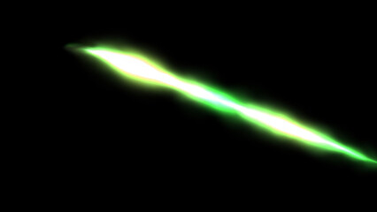 Abstract blurred magic laser . Stripes space flowing and vibrant dynamic, fiery color gradients on a black background. Led energy design featuring vibrant fiery color.